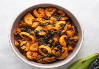 Unripe Plantain Seafood